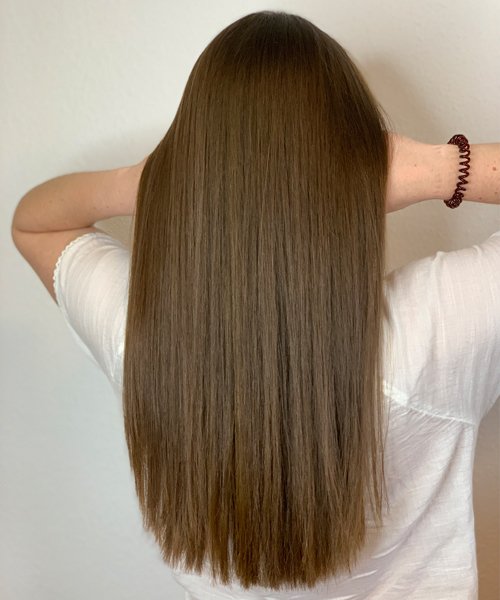 Keratin Haarglättung